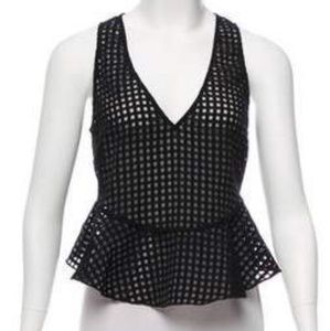 Firm! Elizabeth and James Peplum Crop top